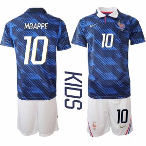 Detský Futbalový set dres Francúzsko Kylian Mbappé 10 MS 2026 domáci