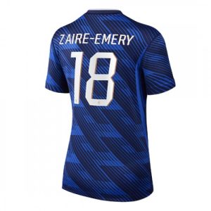 Futbalový Dres Francúzsko MS 2026 Warren Zaire-Emery #18 Domáci Ženy