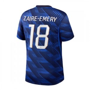 Futbalové dresy Francúzsko MS 2026 Warren Zaire-Emery #18 Domáci Krátky Rukáv