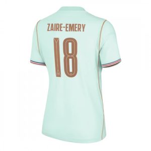Futbalový Dres Francúzsko MS 2026 Warren Zaire-Emery #18 Vonkajší Ženy
