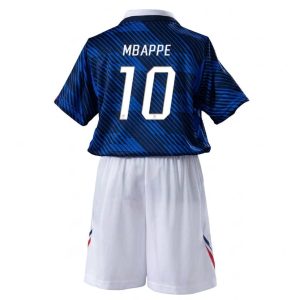 Detské Futbalový Dres Francúzsko Domáci MS 2026 – Kylian Mbappé #10 Komplet