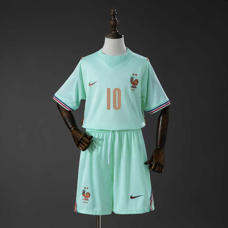 Detské Futbalový Dres Francúzsko Preč MS 2026 – Kylian Mbappé #10 Komplet 2 Detské Futbalový Dres Francúzsko Preč MS 2026 – Kylian Mbappé #10 Komplet – Obrázok 2