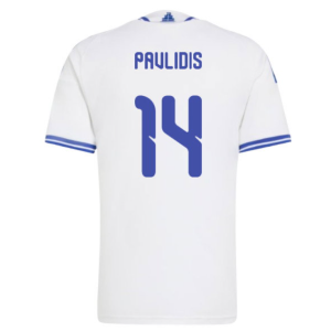 Grécko Domáci Dres MS 2026 Vangelis Pavlidis 14 Pánsky