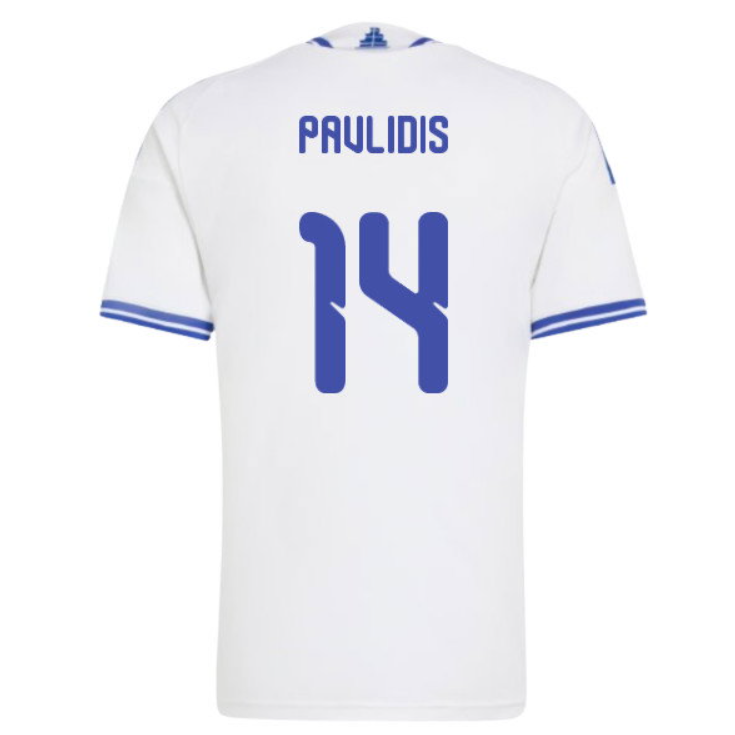 Grécko Domáci Dres MS 2026 Vangelis Pavlidis 14 Pánsky 1 Grécko Domáci Dres MS 2026 Vangelis Pavlidis 14 Pánsky