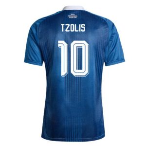 Grécko Preč Dres MS 2026 Christos Tzolis 10 Pánsky Krátky Rukáv