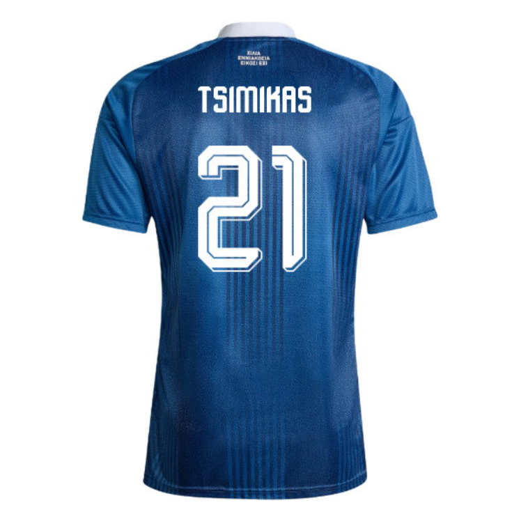 Grécko Preč Dres MS 2026 Kostas Tsimikas 21 Pánsky 1 Grécko Preč Dres MS 2026 Kostas Tsimikas 21 Pánsky Krátky Rukáv