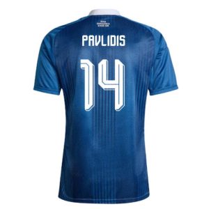 Grécko Preč Dres MS 2026 Vangelis Pavlidis 14 Pánsky