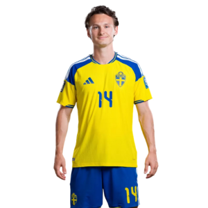 Pánsky Futbalový Dres Komplet Švédsko MS 2026 Domáci Hjalmar Ekdal 14