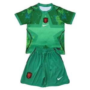 Holandsko Brankársky dres preč 2026 Detské Futbalový Dres Komplet