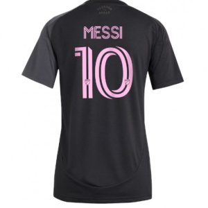 Futbalový dresy Inter Miami 2025-26 Vonkajší Lionel Messi #10 Dámsky – Krátky Rukáv