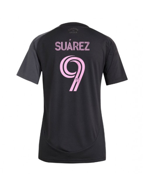 Futbalový dresy Inter Miami 2025-26 Vonkajší Luis Suarez #9 Dámsky – Krátky Rukáv 1 Futbalový dresy Inter Miami 2025-26 Vonkajší Luis Suarez #9 Dámsky – Krátky Rukáv