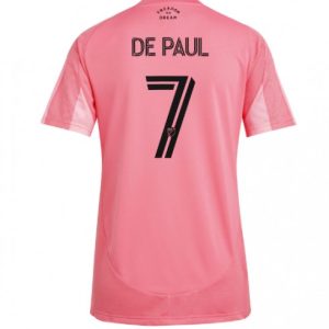 Futbalový dresy Inter Miami 2025-26 Domáci Rodrigo De Paul #7 Dámsky– Krátky Rukáv