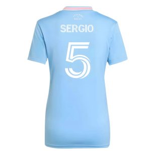 Futbalový dresy Inter Miami 2025-26 Tretí Sergio Busquets #5 Dámsky – Krátky Rukáv