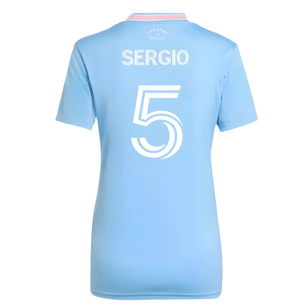 Futbalový dresy Inter Miami 2025-26 Tretí Sergio Busquets #5 Dámsky – Krátky Rukáv 1 Futbalový dresy Inter Miami 2025-26 Tretí Sergio Busquets #5 Dámsky – Krátky Rukáv