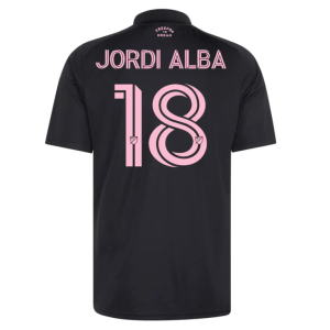 Inter Miami Preč dres 2026/27 Jordi Alba #18 Pánsky –Krátky Rukáv