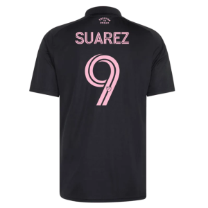 Inter Miami Preč dres 2026/27 Luis Suárez #9 Pánsky –Krátky Rukáv