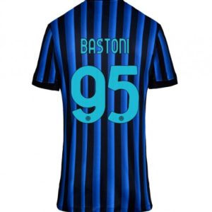 Futbalový dresy Inter Milan 2025-26 Domáci Alessandro Bastoni #95– Dámsky Krátky Rukáv