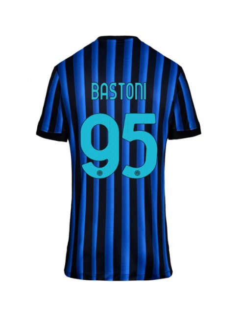 Futbalový dresy Inter Milan 2025-26 Domáci Alessandro Bastoni #95– Dámsky Krátky Rukáv 1 Futbalový dresy Inter Milan 2025-26 Domáci Alessandro Bastoni #95– Dámsky Krátky Rukáv