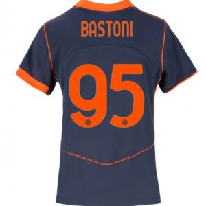 Futbalový dresy Inter Milan 2025-26 Tretí Alessandro Bastoni #95 Dámsky – Krátky Rukáv