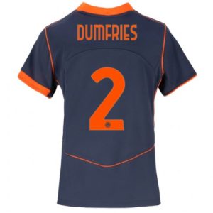 Futbalový dresy Inter Milan 2025-26 Tretí Denzel Dumfries #2 Dámsky – Krátky Rukáv