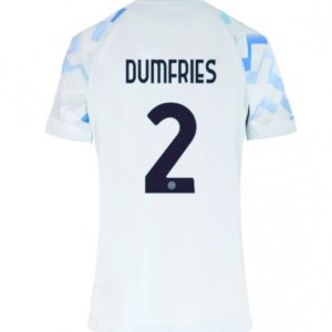 Futbalový dresy Inter Milan 2025-26 Vonkajší Dámsky Denzel Dumfries #2– Krátky Rukáv