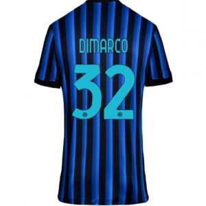 Futbalový dresy Inter Milan 2025-26 Domáci Federico Dimarco #32– Dámsky Krátky Rukáv