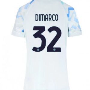 Futbalový dresy Inter Milan 2025-26 Vonkajší Dámsky Federico Dimarco #32– Krátky Rukáv