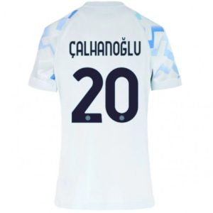 Futbalový dresy Inter Milan 2025-26 Vonkajší Dámsky Hakan Calhanoglu #20– Krátky Rukáv