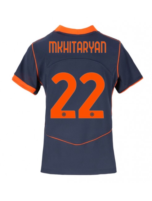 Futbalový dresy Inter Milan 2025-26 Tretí Henrikh Mkhitaryan #22 Dámsky – Krátky Rukáv 1 Futbalový dresy Inter Milan 2025-26 Tretí Henrikh Mkhitaryan #22 Dámsky – Krátky Rukáv