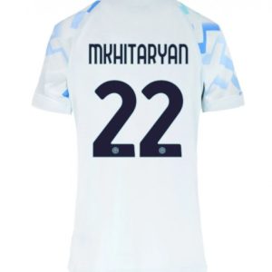 Futbalový dresy Inter Milan 2025-26 Vonkajší Dámsky Henrikh Mkhitaryan #22– Krátky Rukáv