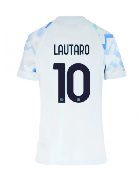 Futbalový dresy Inter Milan 2025-26 Vonkajší Dámsky Lautaro Martinez #10– Krátky Rukáv 1 Futbalový dresy Inter Milan 2025-26 Vonkajší Dámsky Lautaro Martinez #10– Krátky Rukáv