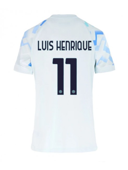 Futbalový dresy Inter Milan 2025-26 Vonkajší Dámsky Luis Henrique #11– Krátky Rukáv 1 Futbalový dresy Inter Milan 2025-26 Vonkajší Dámsky Luis Henrique #11– Krátky Rukáv