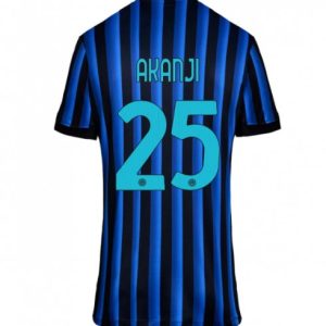 Futbalový dresy Inter Milan 2025-26 Domáci Manuel Akanji #25– Dámsky Krátky Rukáv