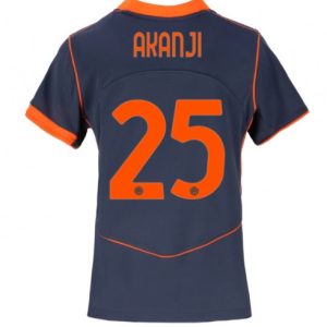 Futbalový dresy Inter Milan 2025-26 Tretí Manuel Akanji #25 Dámsky – Krátky Rukáv