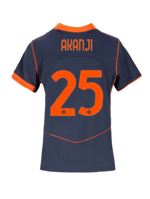 Futbalový dresy Inter Milan 2025-26 Tretí Manuel Akanji #25 Dámsky – Krátky Rukáv 1 Futbalový dresy Inter Milan 2025-26 Tretí Manuel Akanji #25 Dámsky – Krátky Rukáv