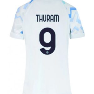 Futbalový dresy Inter Milan 2025-26 Vonkajší Dámsky Marcus Thuram #9– Krátky Rukáv
