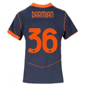 Futbalový dresy Inter Milan 2025-26 Tretí Matteo Darmian #36 Dámsky – Krátky Rukáv