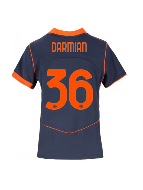 Futbalový dresy Inter Milan 2025-26 Tretí Matteo Darmian #36 Dámsky – Krátky Rukáv 1 Futbalový dresy Inter Milan 2025-26 Tretí Matteo Darmian #36 Dámsky – Krátky Rukáv