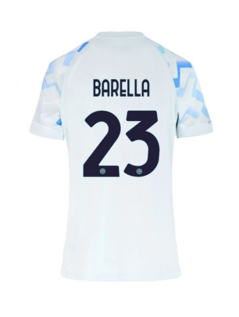 Futbalový dresy Inter Milan 2025-26 Vonkajší Dámsky Nicolo Barella #23– Krátky Rukáv 1 Futbalový dresy Inter Milan 2025-26 Vonkajší Dámsky Nicolo Barella #23– Krátky Rukáv