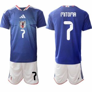 Fußball-Set Japan Heim WM 2026 – Kaoru Mitoma #7 Herren-Trikot + Shorts