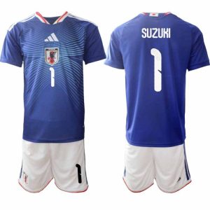 Fußball-Set Japan Heim WM 2026 – Zion Suzuki #1 Herren Trikot + Shorts