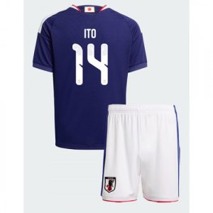 Futbalový dres Komplet Japonsko Domáci MS 2026 Junya Ito #14 Detský