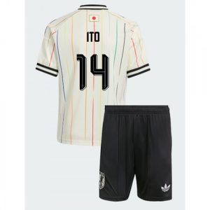 Futbalový dres Komplet Japonsko Vonkajší MS 2026 Junya Ito #14 Detský