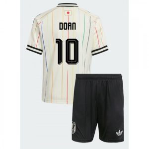 Futbalový dres Komplet Japonsko Vonkajší MS 2026 Ritsu Doan #10 Detský