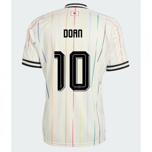 Futbalové dresy Japonsko Vonkajší MS 2026 Ritsu Doan #10 1 Futbalové dresy Japonsko Vonkajší MS 2026 Ritsu Doan #10