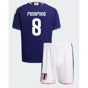 Futbalový dres Komplet Japonsko Domáci MS 2026 Takumi Minamino #8 Detský