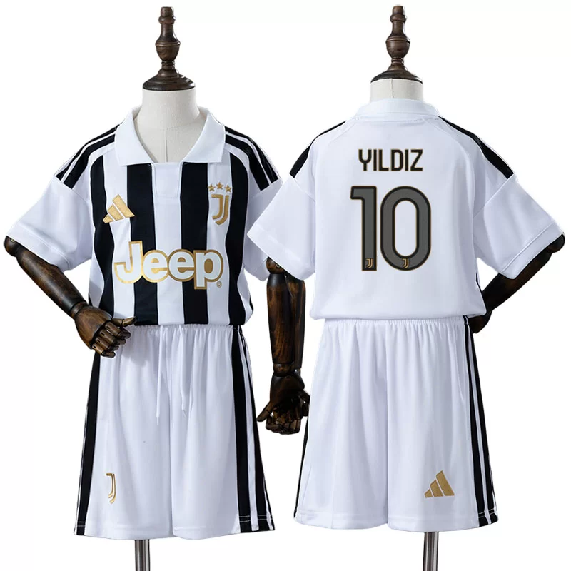 Detské futbalové dresy komplet Juventus 2026/27 Kenan Yildiz 10 Domáci 1 Detské futbalové dresy komplet Juventus 2026/27 Kenan Yildiz 10 Domáci