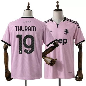 Pánsky Futbalový dresy Juventus 2026/27 Khéphren Thuram 19 Preč Ružová