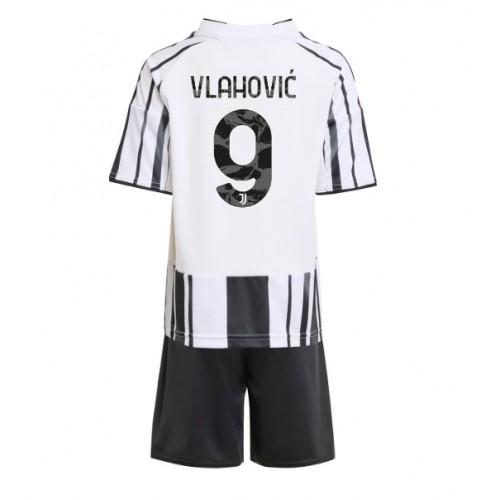 Juventus Kinder-Fußballtrikot komplett Dusan Vlahovic #9 2025-26 Heim 1 Juventus Kinder-Fußballtrikot Komplett Dusan Vlahovic #9 2025-26 Heim