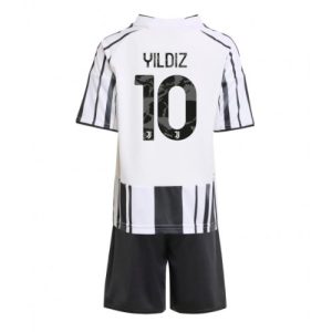 Jeugdachtig Juventus Voetbalshirt set Kenan Yildiz #10 2025-26 Thuis